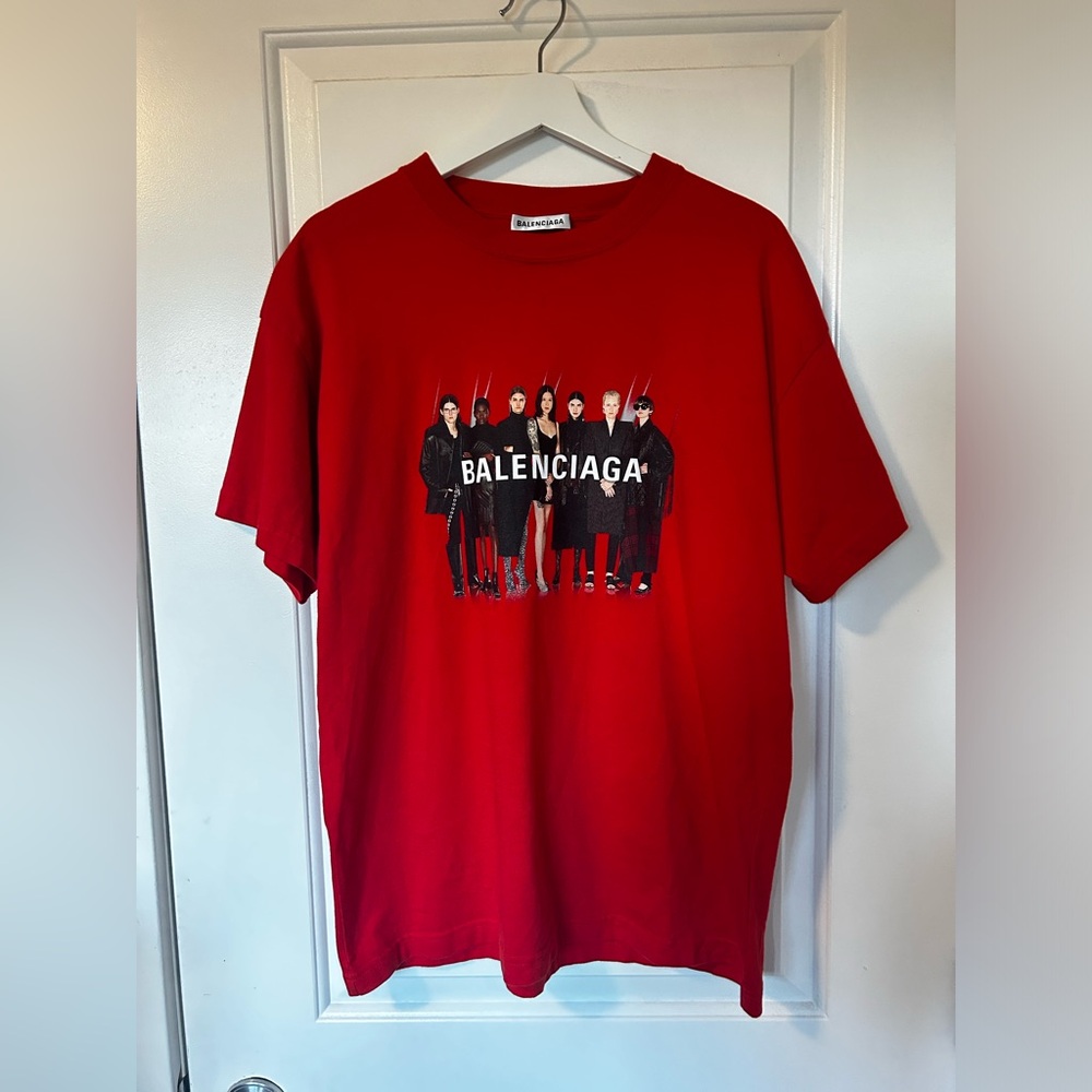 balenciaga fw20 models t shirt